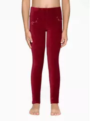 Леггинсы для девочек avrora bordo, , 98-48, CONTE ELEGANT, - 1