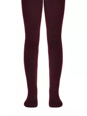 Детские колготки tip-top (однотонные) 000 темно-бордовый, , 116-122 (18), CONTE-KIDS, - 1