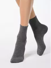 Носки женские вискозные levante с добавлением шерсти (ангоры) 000 т.серый, , 38-39 (25), LEVANTE, - 1