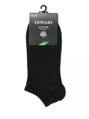 Носки мужские diwari active (ультракороткие) 000 черный, , 40-41 (25), DIWARI, - 2