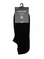 Носки мужские (ультракороткие) active diwari 000 черный, , 40-41 (25), DIWARI, - 2
