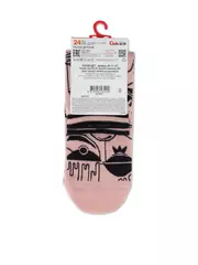 Хлопковые детские носки tip-top с рисунками 562 пепельно-розовый, , 24, CONTE-KIDS, - 3