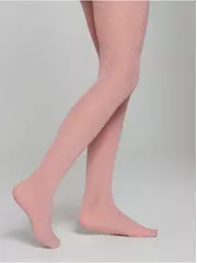 Эластичные детские колготки с ажурным цветочным рисунком ketty dusty rose, , 116-122, CONTE ELEGANT, - 3