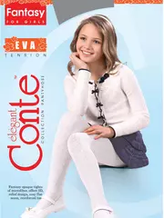 Нарядные детские колготки conte eva blue, , 104-110, CONTE ELEGANT, - 2