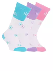 Гольфы детские conte-kids tip-top 041 белый-бирюза, , 14, CONTE-KIDS, - 2