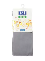 Колготки детские esli (однотонные) 000 серый, , 128-134 (20), ESLI, - 1