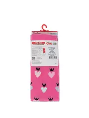 Хлопковые детские колготки tip-top 614 розовый, , 116-122 (18), CONTE-KIDS, - 3