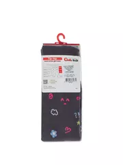 Хлопковые детские колготки tip-top 615 темно-серый, , 116-122 (18), CONTE-KIDS, - 3