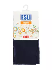 Колготки детские esli (однотонные) 000 голубой, , 128-134 (20), ESLI, - 4