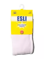 Хлопковые детские колготки esli (однотонные) 000 cветло-розовый, , 80-86 (14), ESLI, - 2
