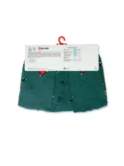 Колготки детские новогодние с помпоном «xmas cat» 557 темно-бирюзовый, , 80-86 (14), CONTE-KIDS, - 4