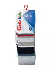 Детские колготки sof-tiki (махровые внутри) с рисунками 395 светло-серый, , 92-98 (14), CONTE-KIDS, - 2