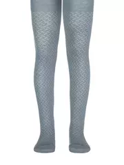 Тонкие хлопковые детские колготки class 300 серый, , 140-146 (22), CONTE-KIDS, - 1