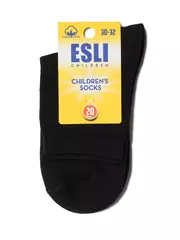 Носки детские (однотонные) esli 000 черный, , 18, ESLI, - 2