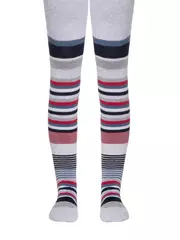 Детские колготки sof-tiki (махровые внутри) с рисунками 395 светло-серый, , 92-98 (14), CONTE-KIDS, - 1