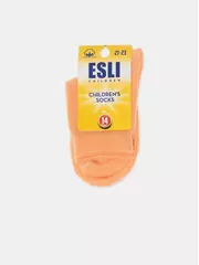 Носки детские (однотонные) esli 000 персик, , 14, ESLI, - 3