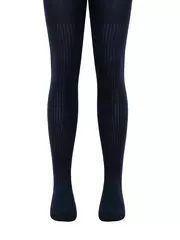 Колготки детские (однотонные) tip-top 566 темно-синий, , 128-134 (20), CONTE-KIDS, - 1