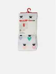 Хлопковые детские колготки tip-top 614 белый, , 116-122 (18), CONTE-KIDS, - 4