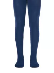 Детские хлопковые колготки без рисунка esli 000 темно-синий, , 104-110 (16), ESLI, - 1