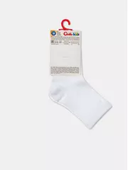 Ажурные детские носки miss 696 белый, , 16, CONTE-KIDS, - 3