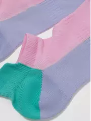 Ультракороткие женские хлопковые носки active с «язычком» 393 светло-розовый-бледно-фиолетовый, , 39-41 (25-27), CONTE ELEGANT, - 4