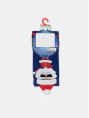 Детские новогодние носки new year 912 синий, , 13-14, CONTE-KIDS, - 4