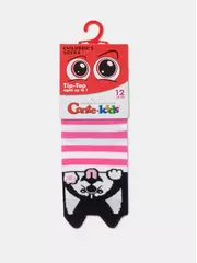 Хлопковые детские носки tip-top (мордашки) 554 розовый, , 14, CONTE-KIDS, - 2