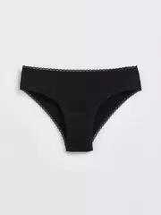 Трусы женские "hipster" basic line lhp 2031 (в коробке) black, , 90/XS, CONTE ELEGANT, - 1