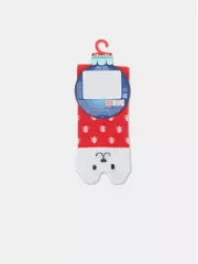 Детские новогодние носки new year 909 красный, , 16-18, CONTE-KIDS, - 5