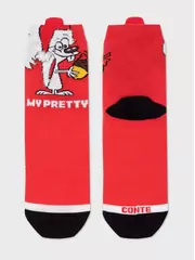 Женские новогодние носки conte new year 911 красный, , 36-39 (23-25), CONTE ELEGANT, - 4
