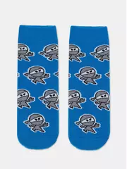Носки детские махровые sof-tiki "ninja" 601 синий, , 14, CONTE-KIDS, - 1