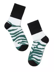 Носки женские esli classic 114 темно-бирюзовый, , 36-37 (23), ESLI, - 2