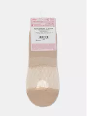 Подследники женские из вискозы с люрексом 236 кремовый, , 36-37 (23), CONTE ELEGANT, - 6