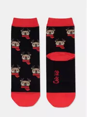 Детские новогодние носки new year 908 черный, , 13-14, CONTE-KIDS, - 2