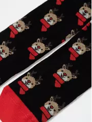 Детские новогодние колготки conte-kids new year 623 черный, , 80-86 (14), CONTE-KIDS, - 3