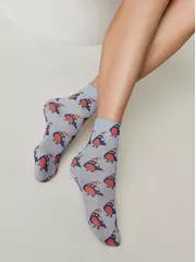 Женские новогодние носки fantasy new year 612 mix, , 36-39 (23-25), CONTE ELEGANT, - 2