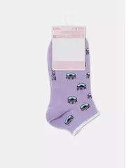 Носки женские с рисунком «eyes» classic 438 сиреневый, , 36-37 (23), CONTE ELEGANT, - 6