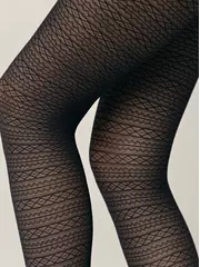 Колготки с ажурным рисунком conte delicate, , 3, CONTE ELEGANT, - 4