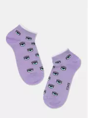 Носки женские с рисунком «eyes» classic 438 сиреневый, , 36-37 (23), CONTE ELEGANT, - 3