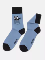 Носки мужские diwari happy 163 светлый джинс, , 42-43 (27), DIWARI, - 1