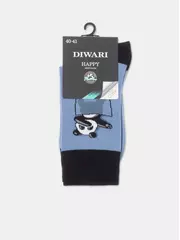 Носки мужские diwari happy 163 светлый джинс, , 42-43 (27), DIWARI, - 3