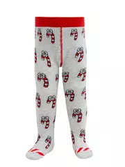 Детские новогодние колготки conte-kids new year 621 светло-серый, , 80-86 (14), CONTE-KIDS, - 2