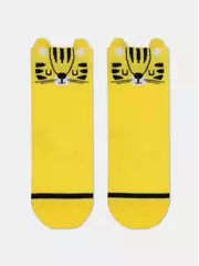 Хлопковые детские носки tip-top (мордашки) 605 желтый, , 16, CONTE-KIDS, - 1