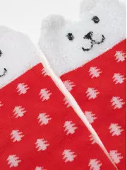 Детские новогодние носки new year 909 красный, , 16-18, CONTE-KIDS, - 3