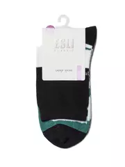 Носки женские esli classic 114 темно-бирюзовый, , 36-37 (23), ESLI, - 4