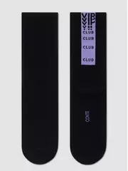 Носки женские (удлиненные) active 433 черный-сиреневый, , 36-37 (23), CONTE ELEGANT, - 5