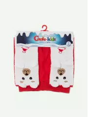 Колготки детские new year 622 красный, , 104-110 (16), CONTE-KIDS, - 4