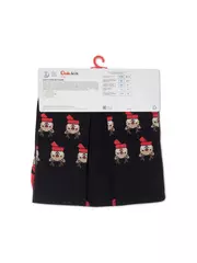 Детские новогодние колготки conte-kids new year 623 черный, , 104-110 (16), CONTE-KIDS, - 3