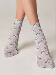 Женские новогодние носки fantasy new year 611 mix, , 36-39 (23-25), CONTE ELEGANT, - 1