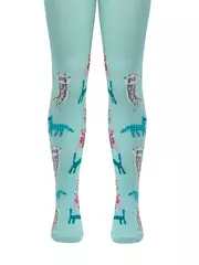 Хлопковые детские колготки tip-top 575 бледно-бирюзовый, , 92-98 (14), CONTE-KIDS, - 1